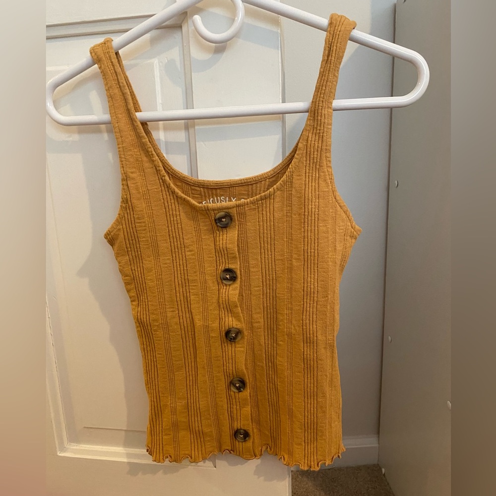 Aeropostale yellow tank top